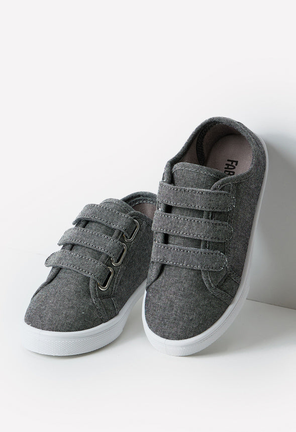 Multi-Strap Sneaker Grey