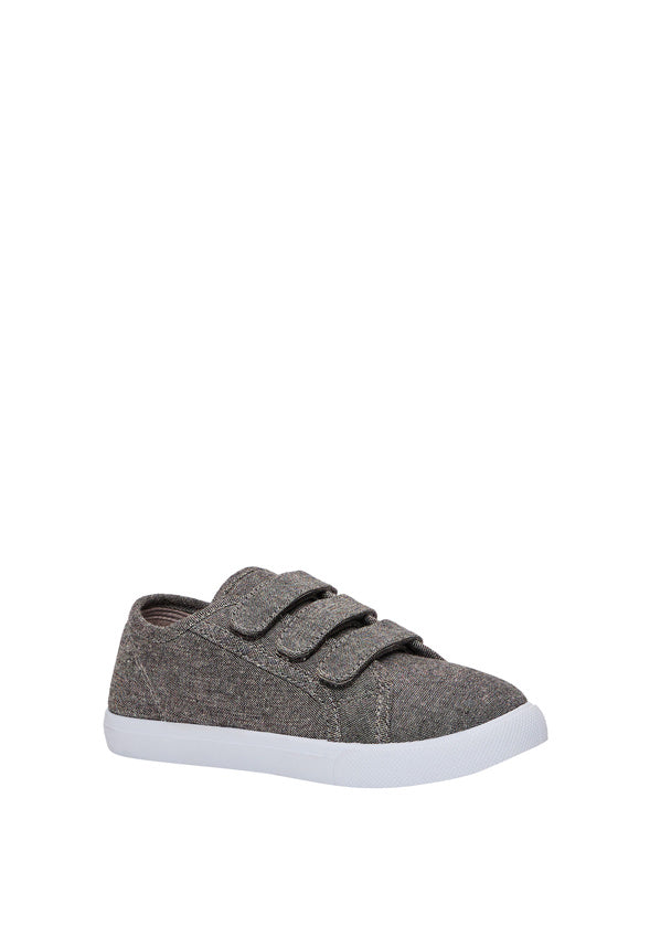 Multi-Strap Sneaker Grey
