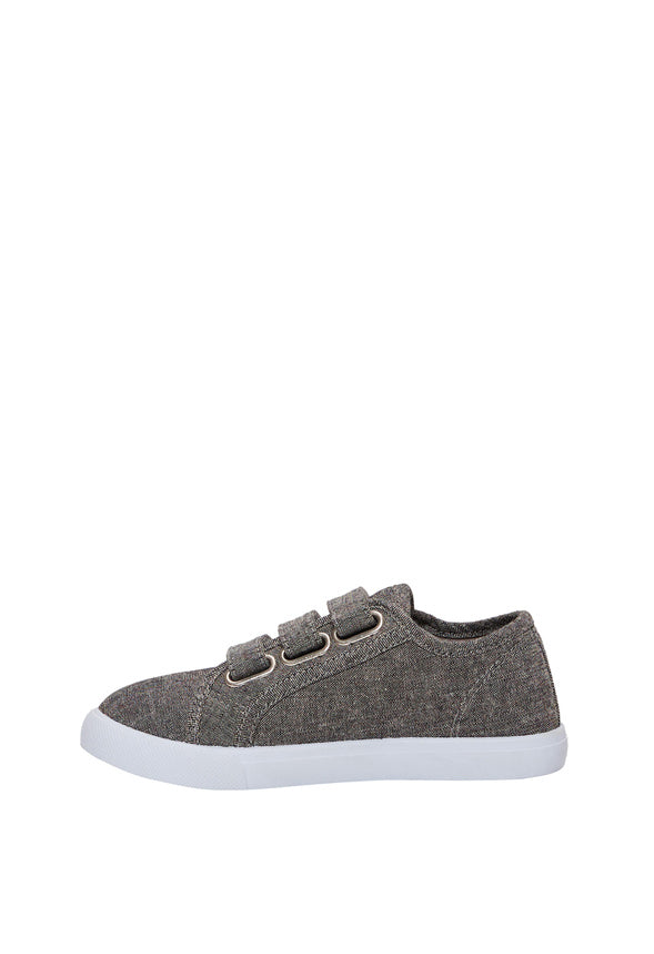 Multi-Strap Sneaker Grey