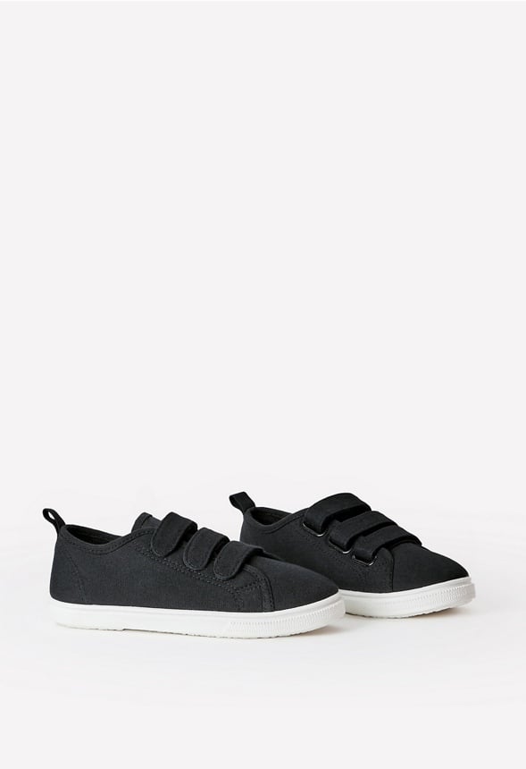 Multi-Strap Sneaker Black
