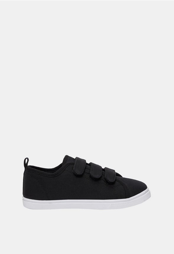 Multi-Strap Sneaker Black