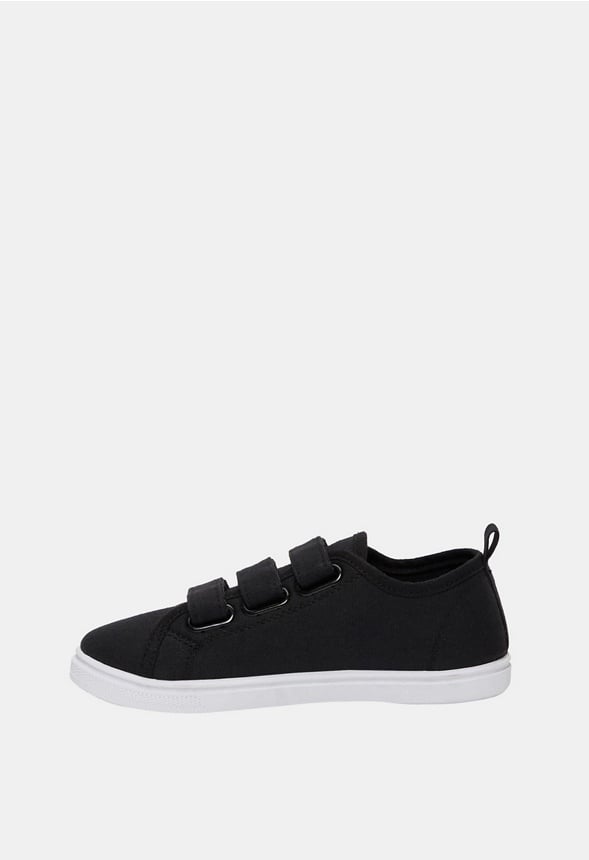 Multi-Strap Sneaker Black