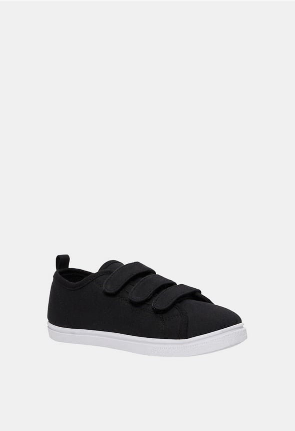 Multi-Strap Sneaker Black