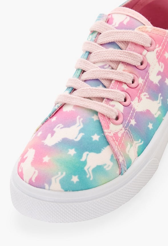 Marble Unicorn Lace Up Sneaker Multi