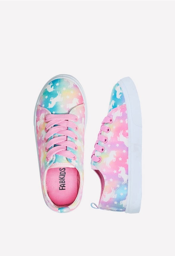 Marble Unicorn Lace Up Sneaker Multi