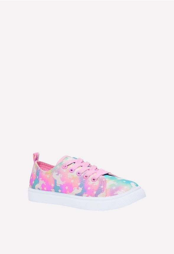 Marble Unicorn Lace Up Sneaker Multi