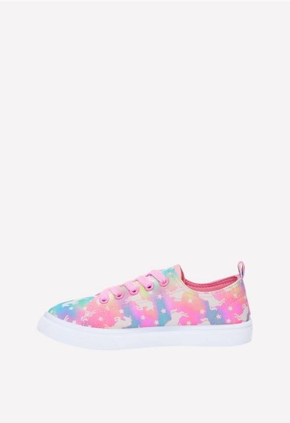 Marble Unicorn Lace Up Sneaker Multi