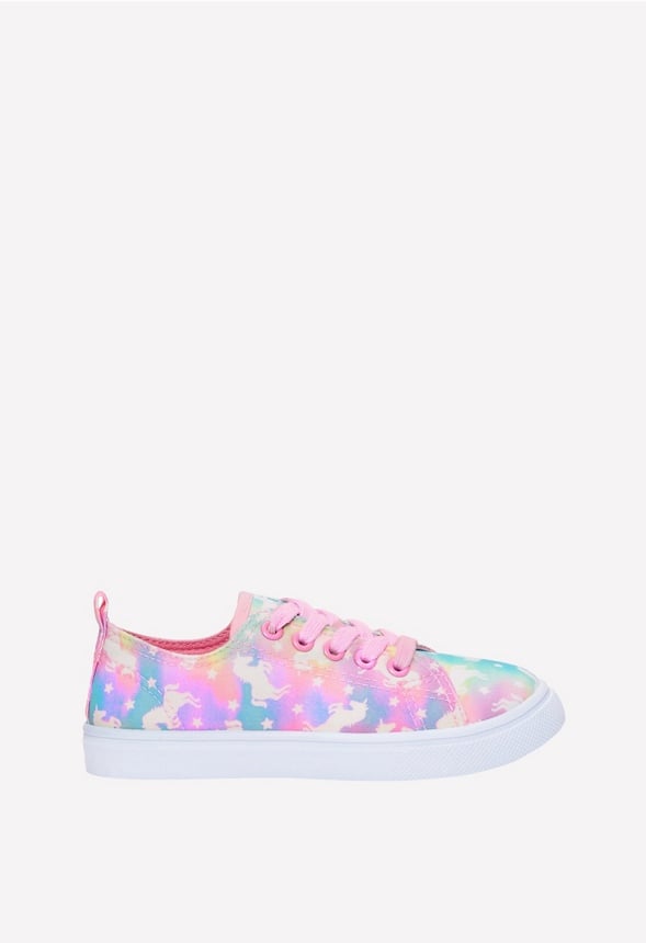 Marble Unicorn Lace Up Sneaker Multi