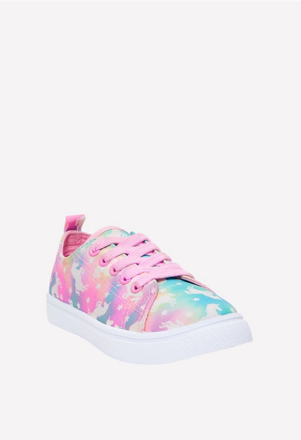 Marble Unicorn Lace Up Sneaker Multi