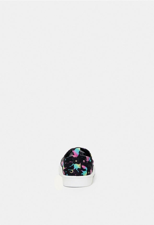 Unicorn Bright Lace Up Sneaker Black