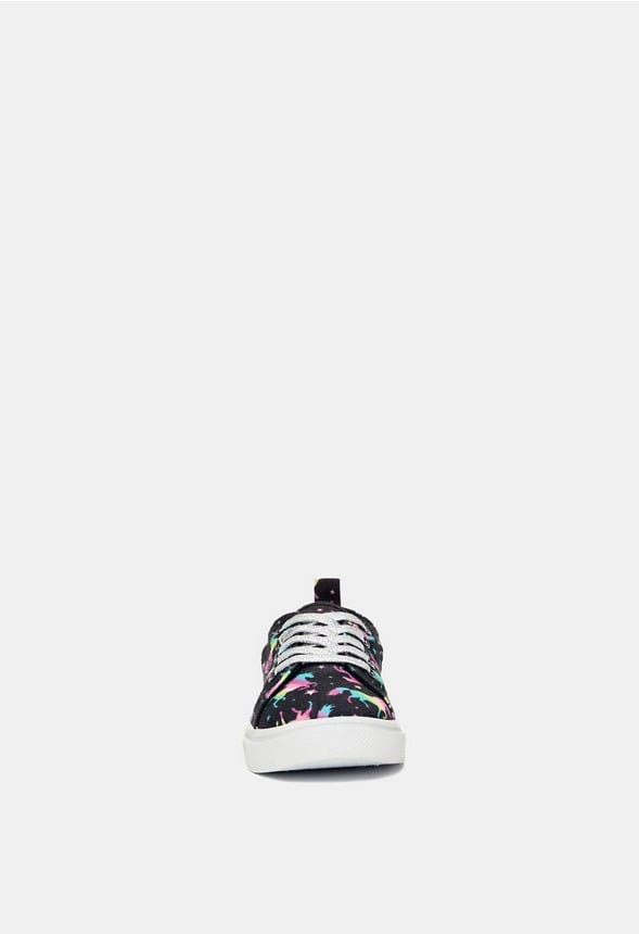 Unicorn Bright Lace Up Sneaker Black