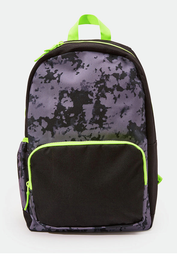 Tie Dye Backpack Black