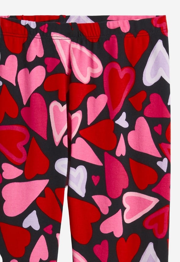 Sketch Hearts Legging Multi Hearts