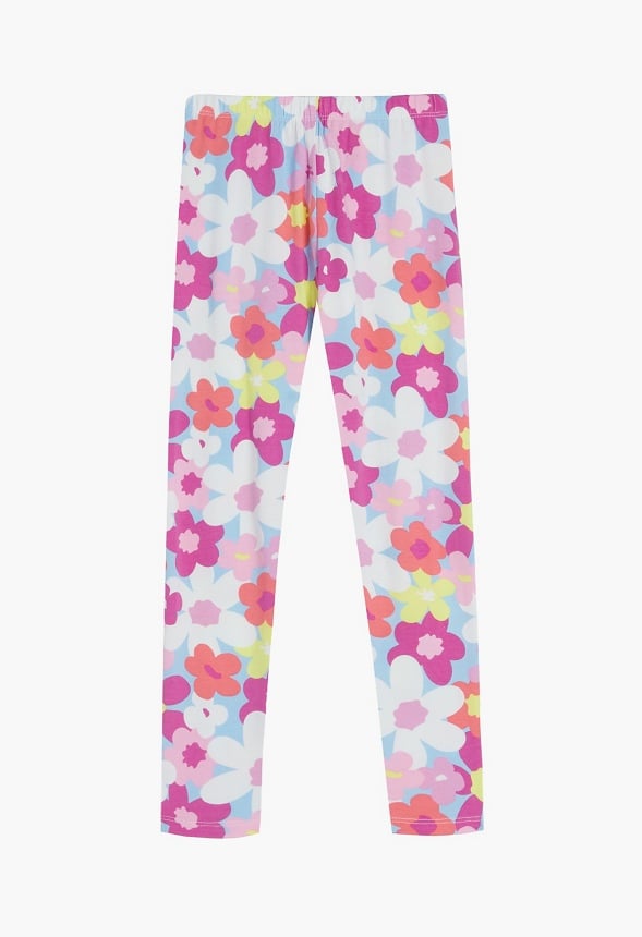 Multi Floral Spring Legging Multi Floral