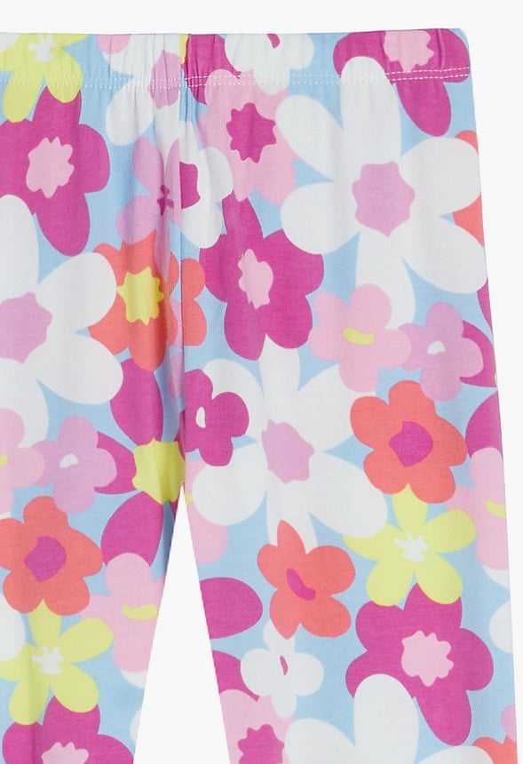 Multi Floral Spring Legging Multi Floral