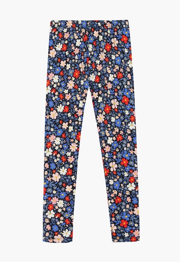 Fall Floral Legging Navy