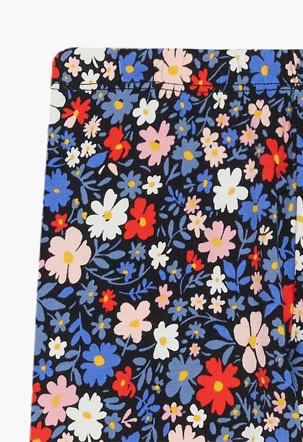 Fall Floral Legging Navy