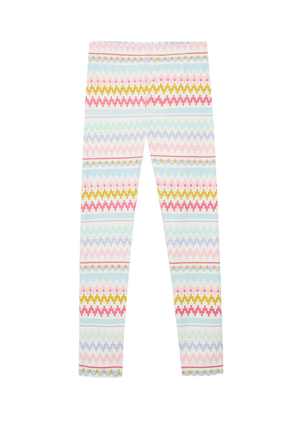 Rainbow Fair Isle Legging Multi