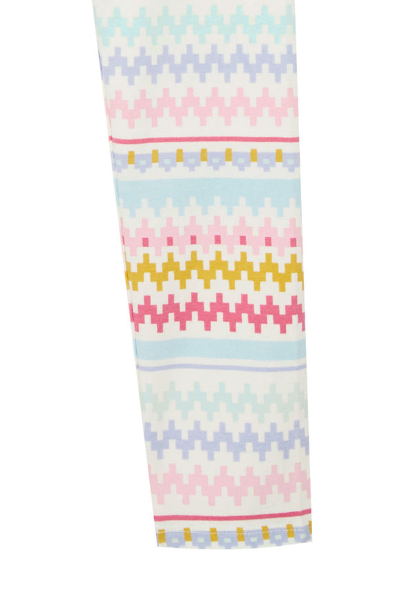 Rainbow Fair Isle Legging Multi