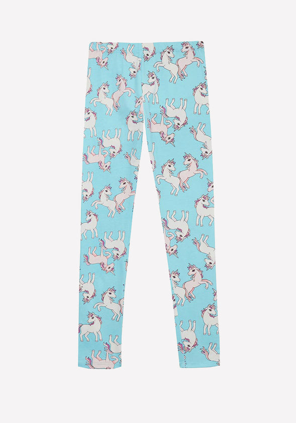 Magical Unicorn Legging Blue