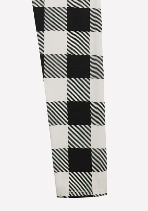 Buffalo Plaid Legging Black