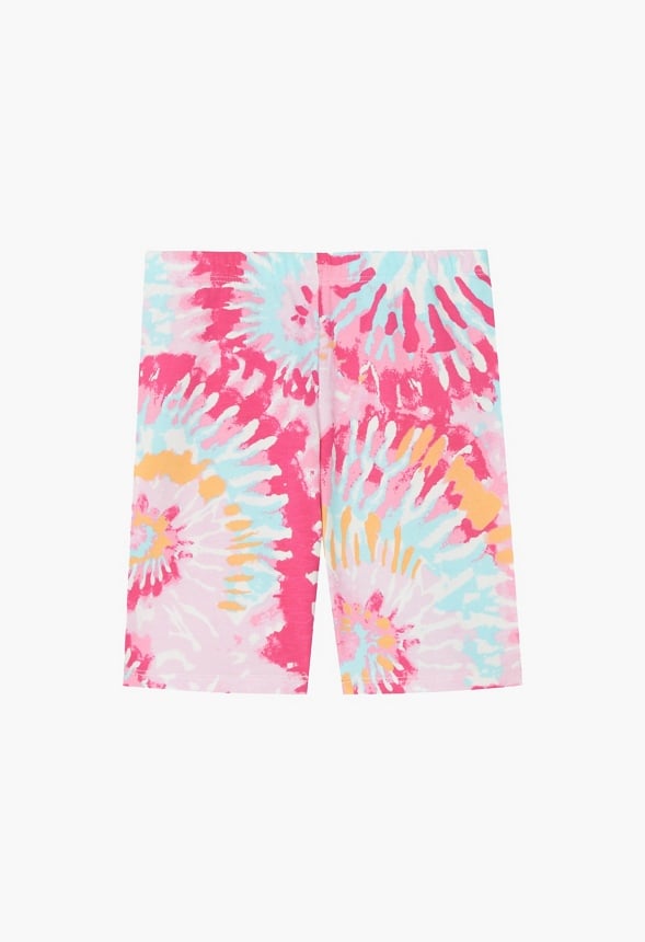 Summer Swirl Bike Short Pink