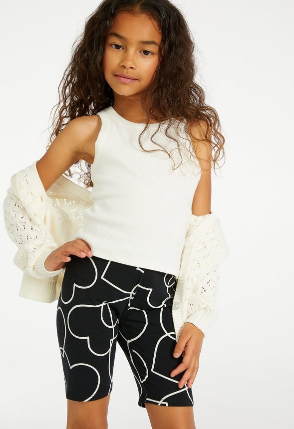 Heart Bike Short Black