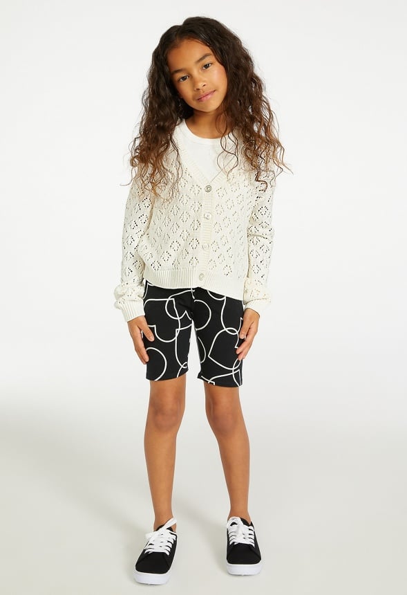 Heart Bike Short Black