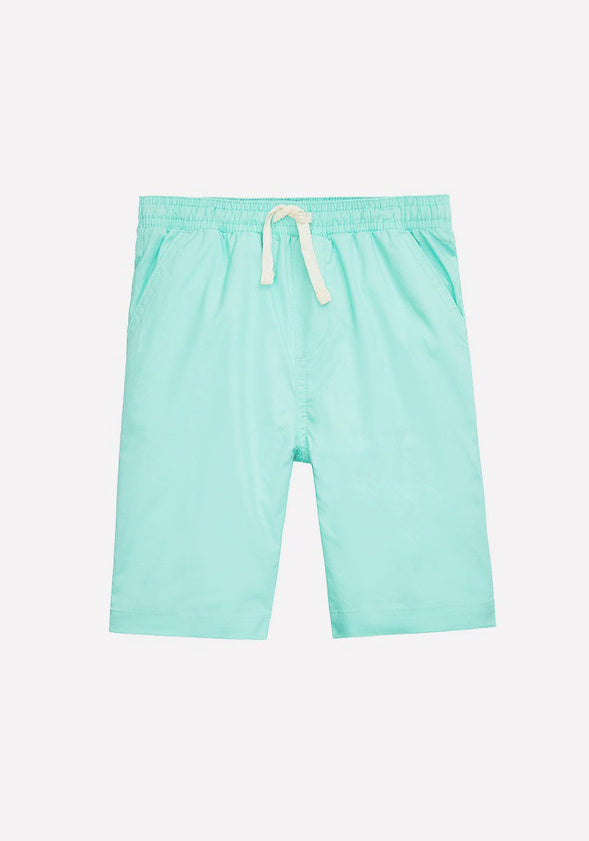 Pull On Woven Short Blue