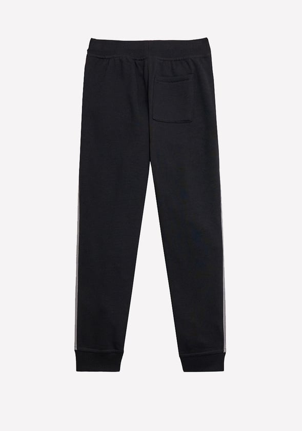 Side Stripe Jogger Black/Grey