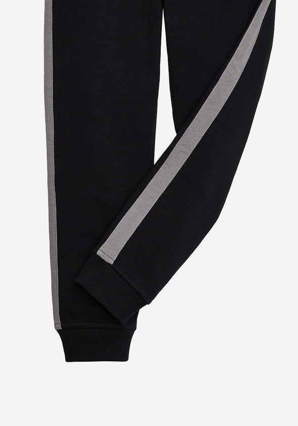 Side Stripe Jogger Black/Grey