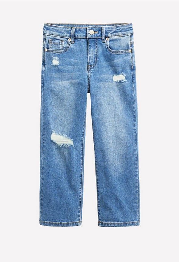 Relaxed Destructed Jean Medium Wash