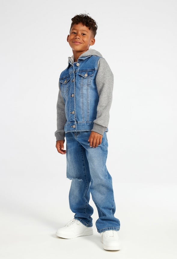 Relaxed Destructed Jean Medium Wash