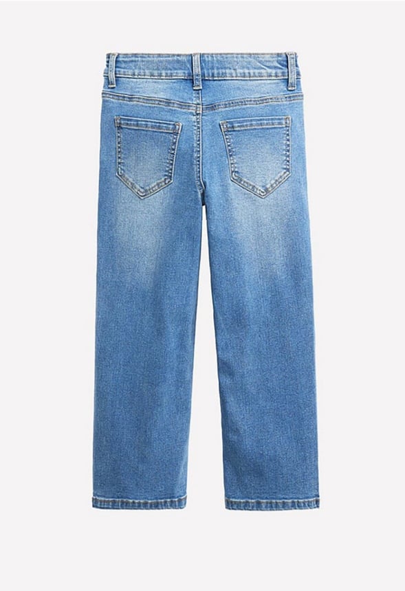 Relaxed Destructed Jean Medium Wash
