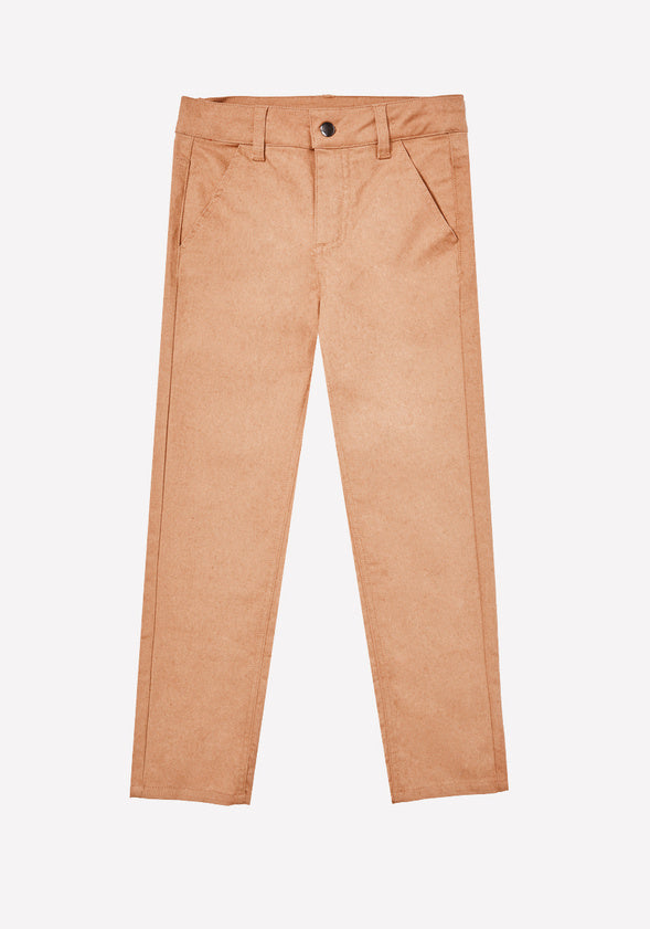 Straight Fit Twill Pant Tan