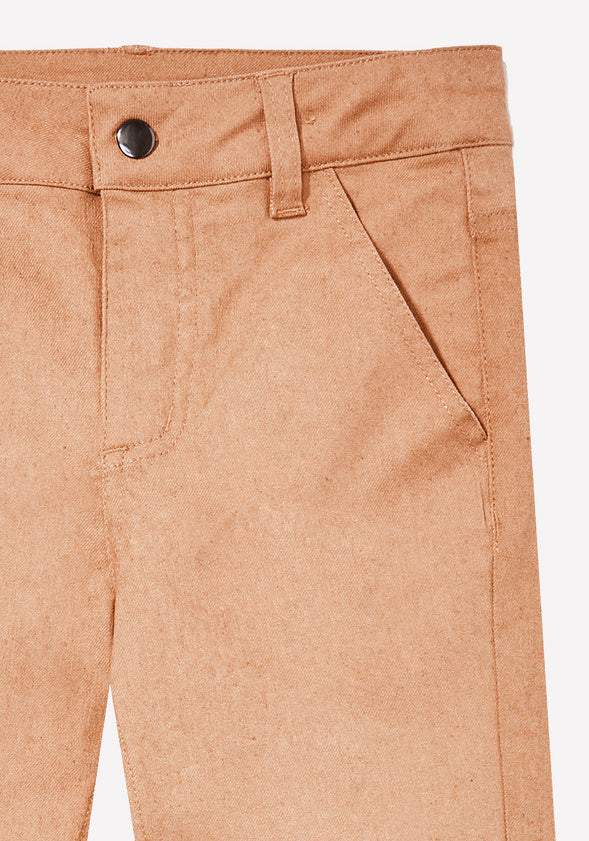 Straight Fit Twill Pant Tan