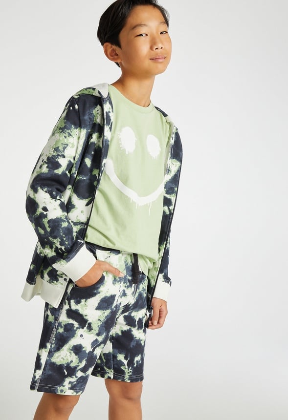 Tie Dye Fleece Short Tie Dye