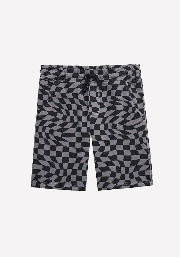 Checker Fleece Short Checker