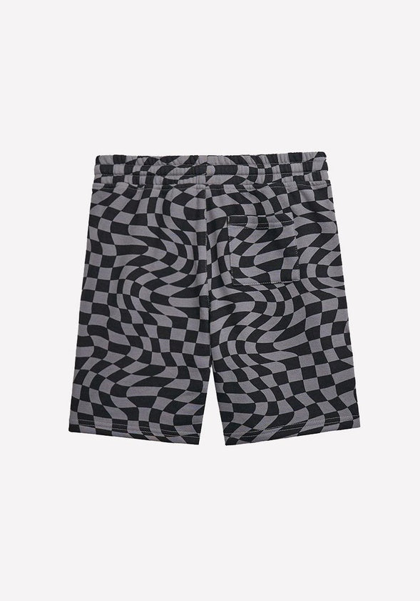 Checker Fleece Short Checker