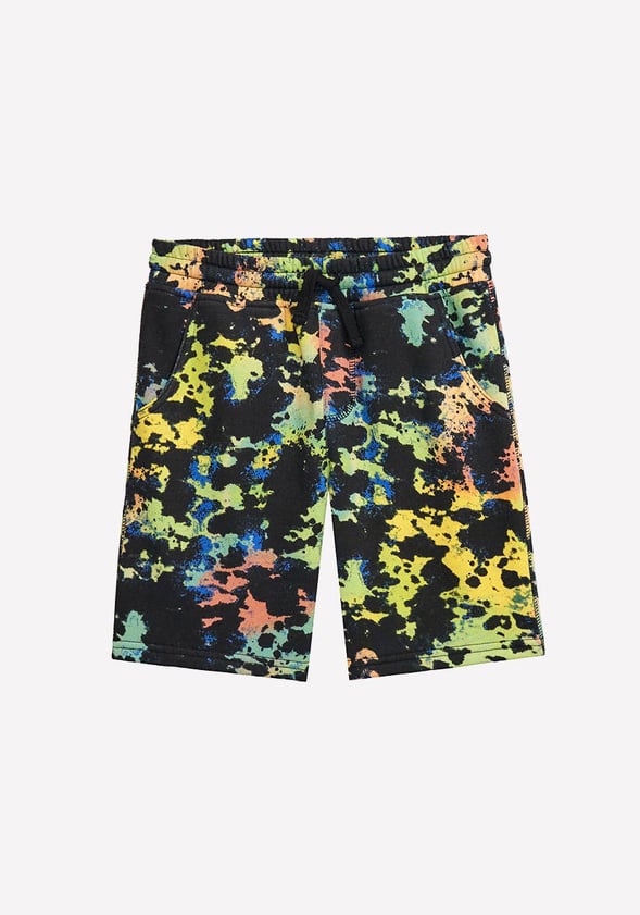 Tie Dye Fleece Short Tie Dye