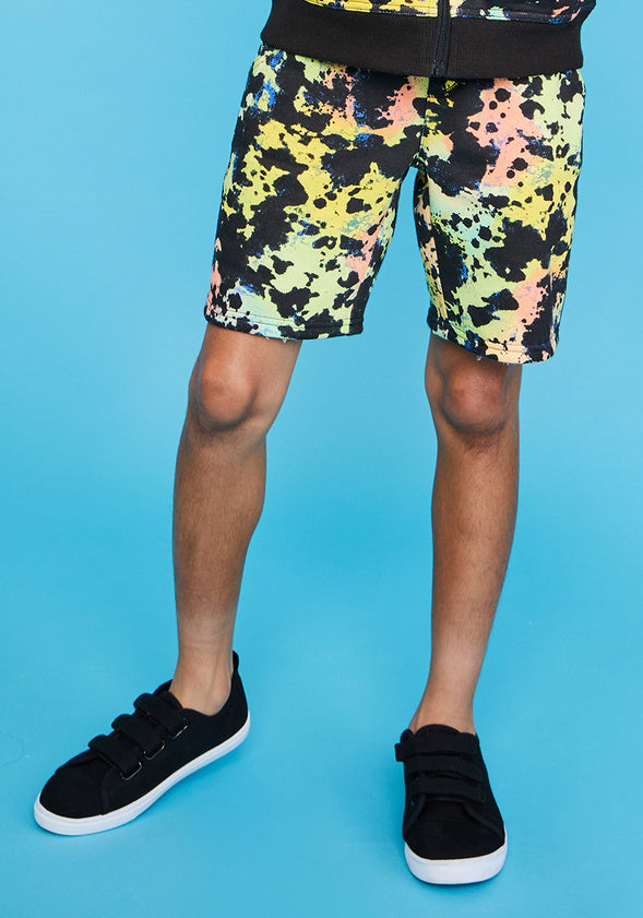 Tie Dye Fleece Short Tie Dye
