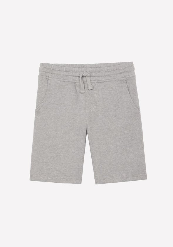 Pull On Fleece Short Grey