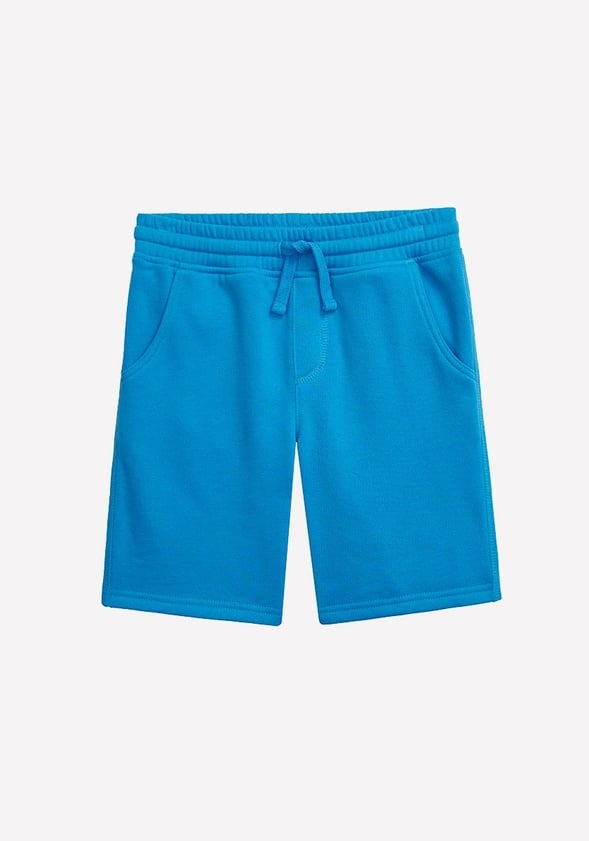 Pull On Fleece Short Blue