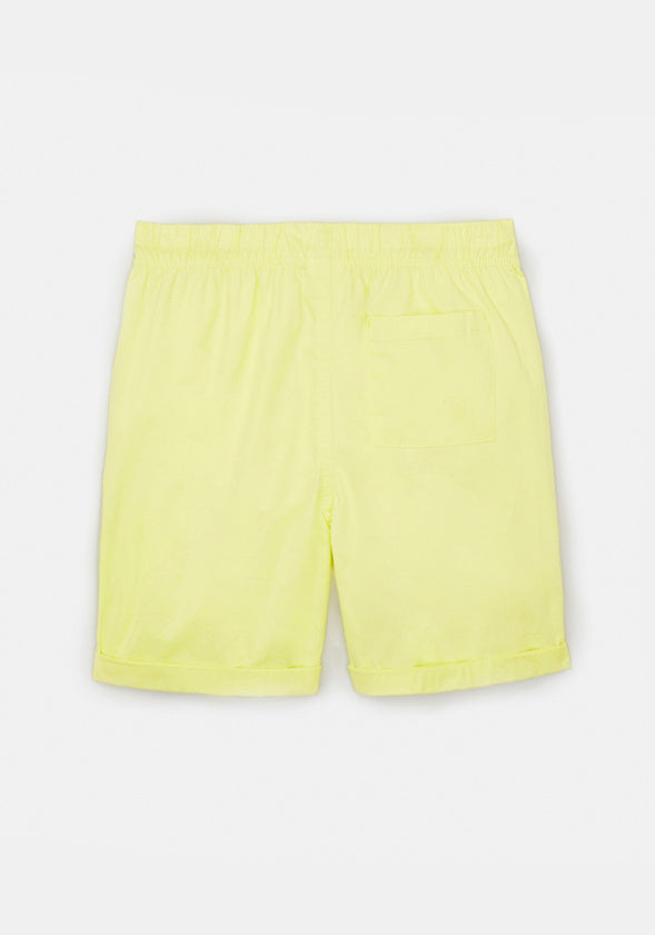 Pull On Woven Short Neon Lime