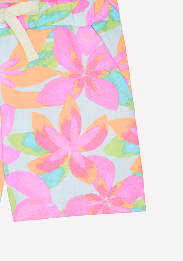 Tropical Floral Dolphin Short Multi Floral