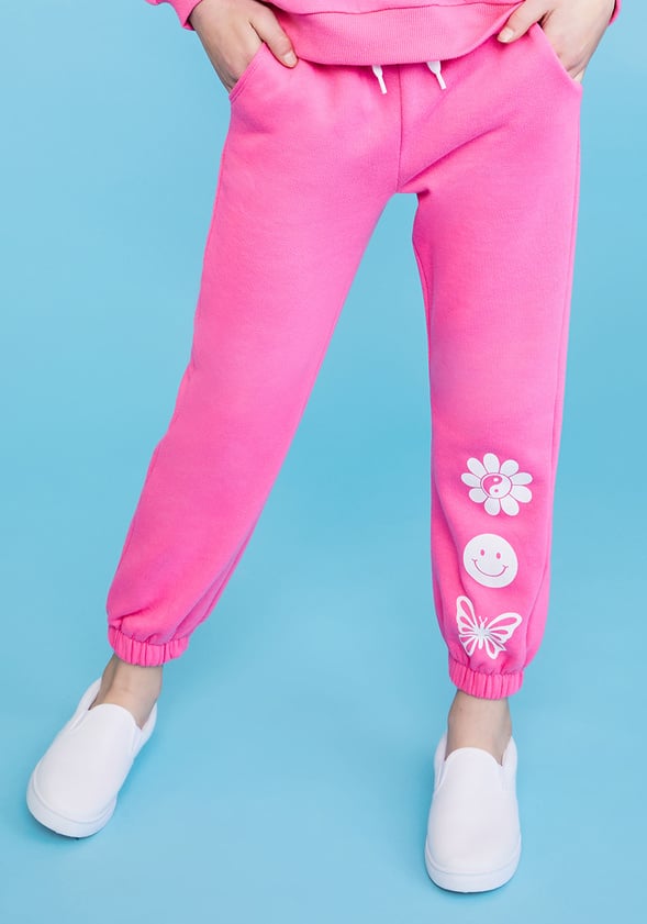 Icon Fleece Jogger Hot Pink