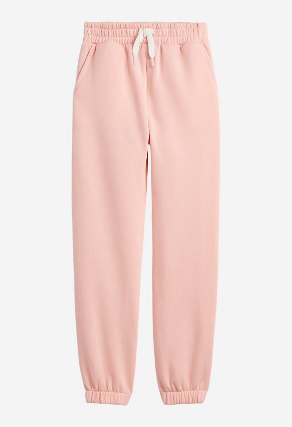 Basic Fleece Jogger Light Pink