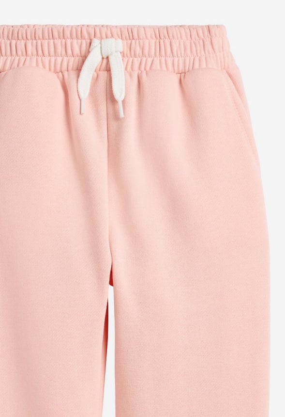 Basic Fleece Jogger Light Pink