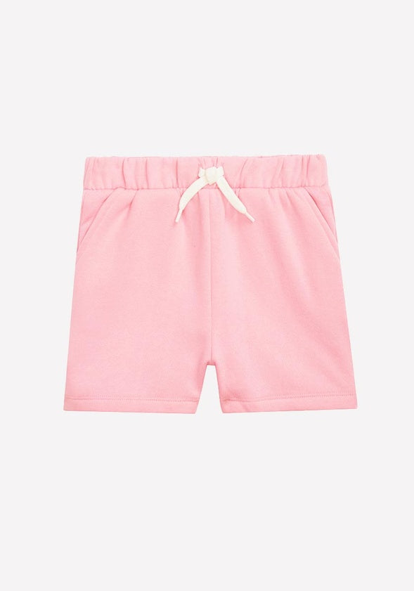 Pull On Fleece Shorts Pink