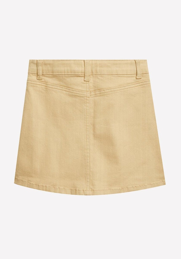 Cargo Mini Skirt Khaki